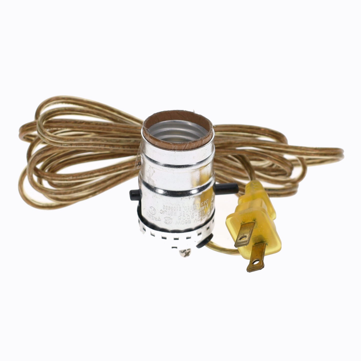 Complete Nickel Push-Thru Socket w/8 ft. cord (30365)