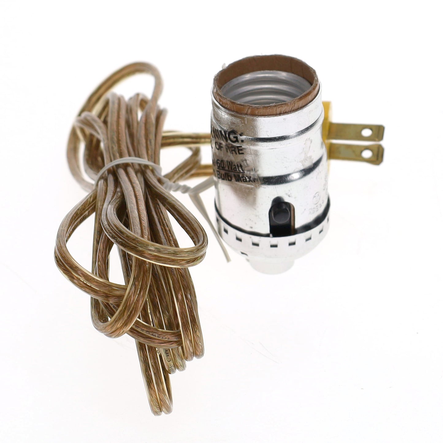 Complete Nickel Push-Thru Socket w/8 ft. cord (30365)