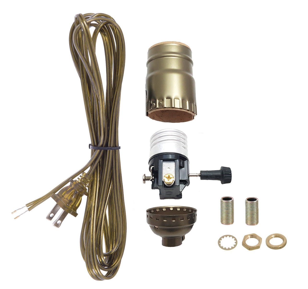 Vintage Table Lamp Rewiring Kit, 3 Finishes to Choose From (30553A ...