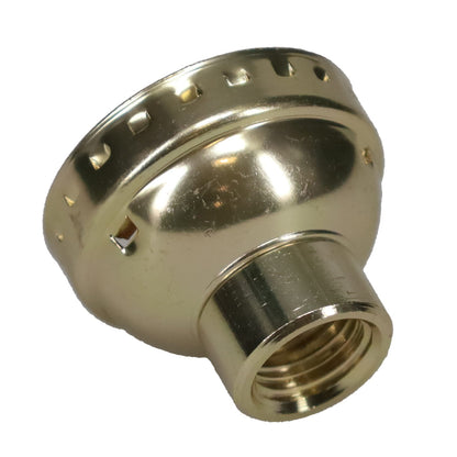 Aluminum Socket Cap, 1/4 IP, Brass Plated (40298BP)