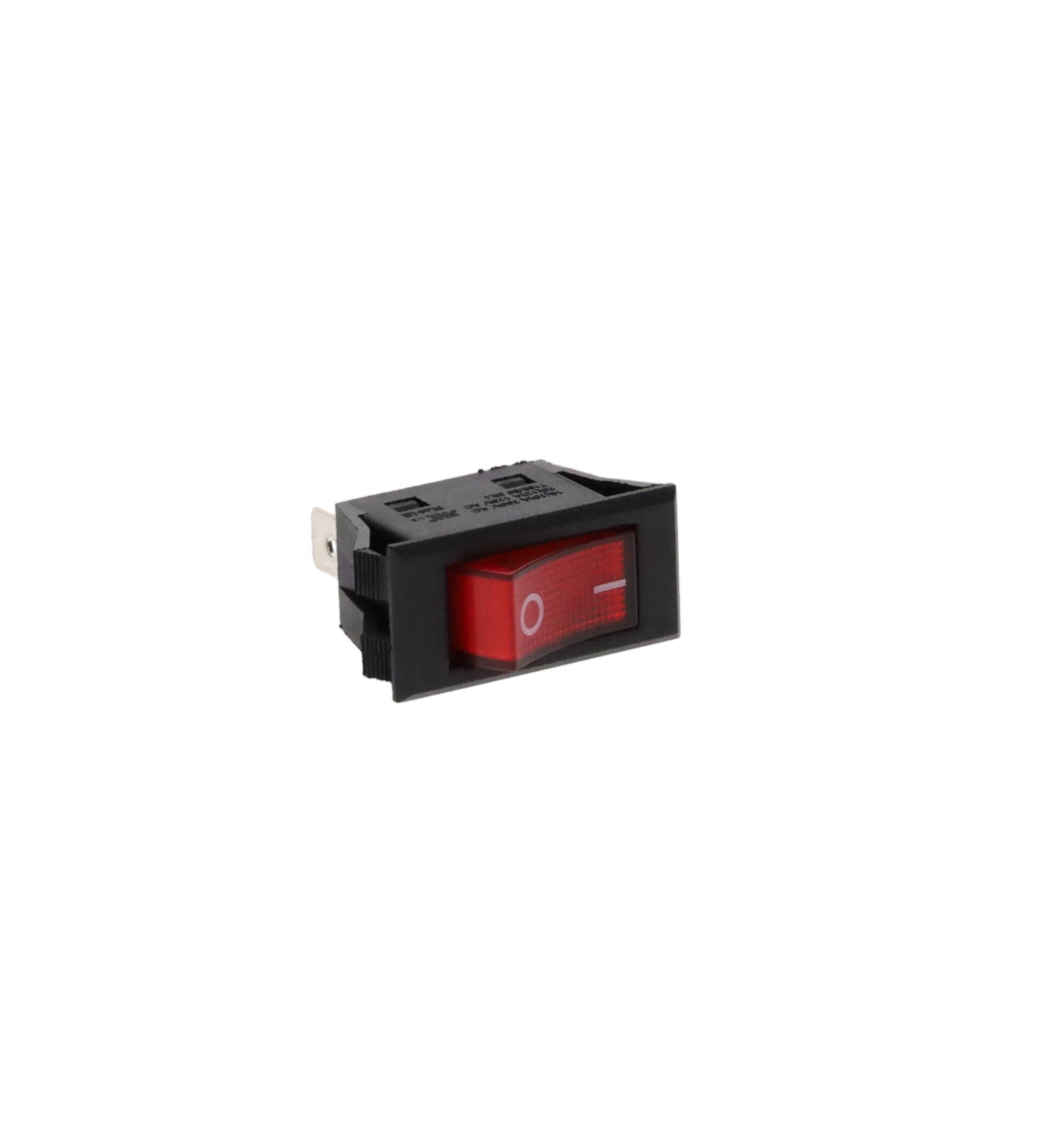 Rectangular Black Snap in Rocker Switch 3 Wire (40417)