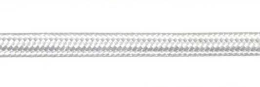 White Color Rayon Covered Parallel Lamp Spool Cord, 18 Gauge SPT-1 (46632)