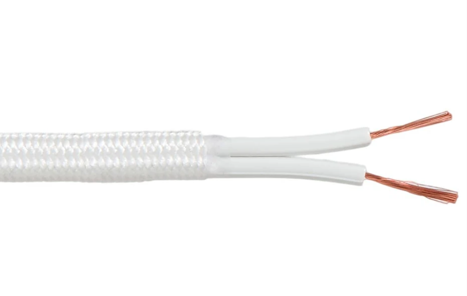 White 18 Gauge SPT-2 Rayon Parallel Lamp Cord, Choice of Length (46633W)