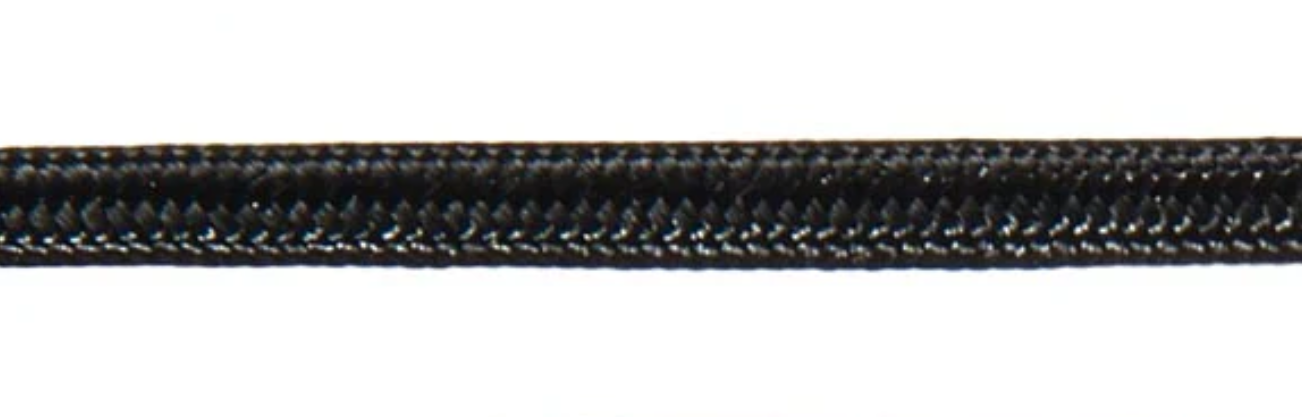 Black Color Rayon Covered Parallel Lamp Spool Cord, 18 Gauge SPT-1 (46634)