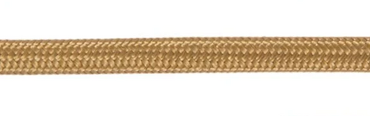 Antique Brass Color Rayon Covered Parallel Lamp Spool Cord, 18 Gauge SPT-1 (46646)