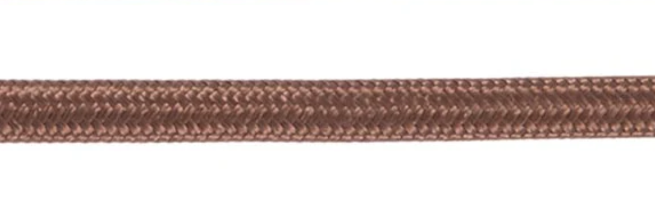 Light Brown Color Rayon Covered Parallel Lamp Spool Cord, 18 Gauge SPT-1 (46647)