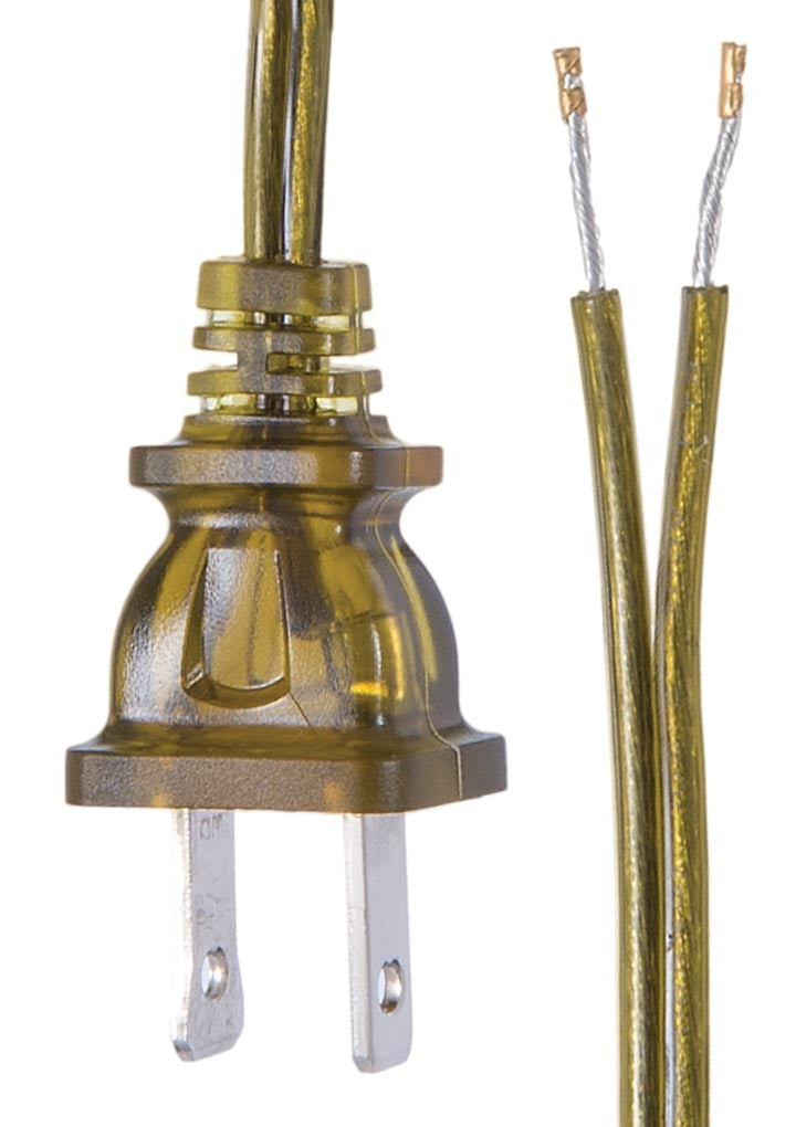 Antique Brass Finish Table Lamp Wiring Kit with Turn Knob Socket (30551A)
