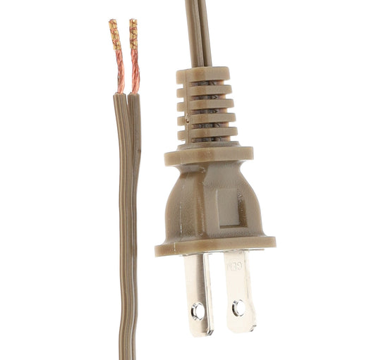 Matte Gold 18/2 SPT-1 Cord Set, Choice of Length (46719)