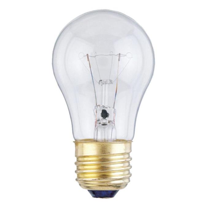 40 Watt A-15, Fanlight or Appliance Bulb (47030)