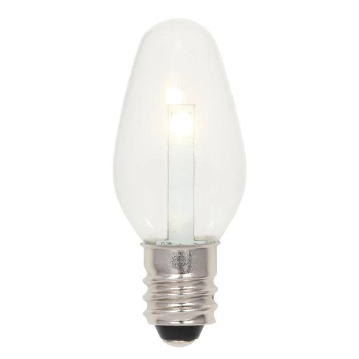 2-Pack E12 Base LED Light Bulbs, 0.4 Watt, 4 Watt Equivalent (47300)