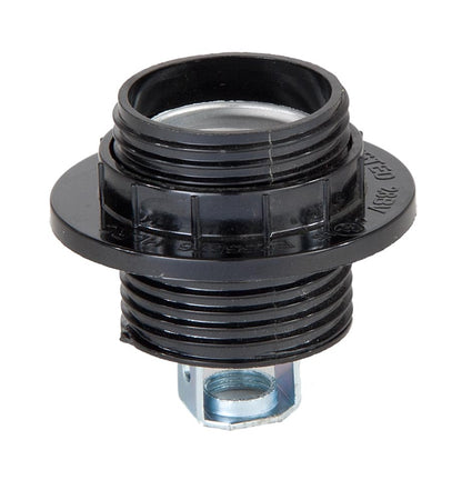 2 Piece Threaded Phenolic Socket with 1/8IP Metal Hickey & Shade Ring (47665)
