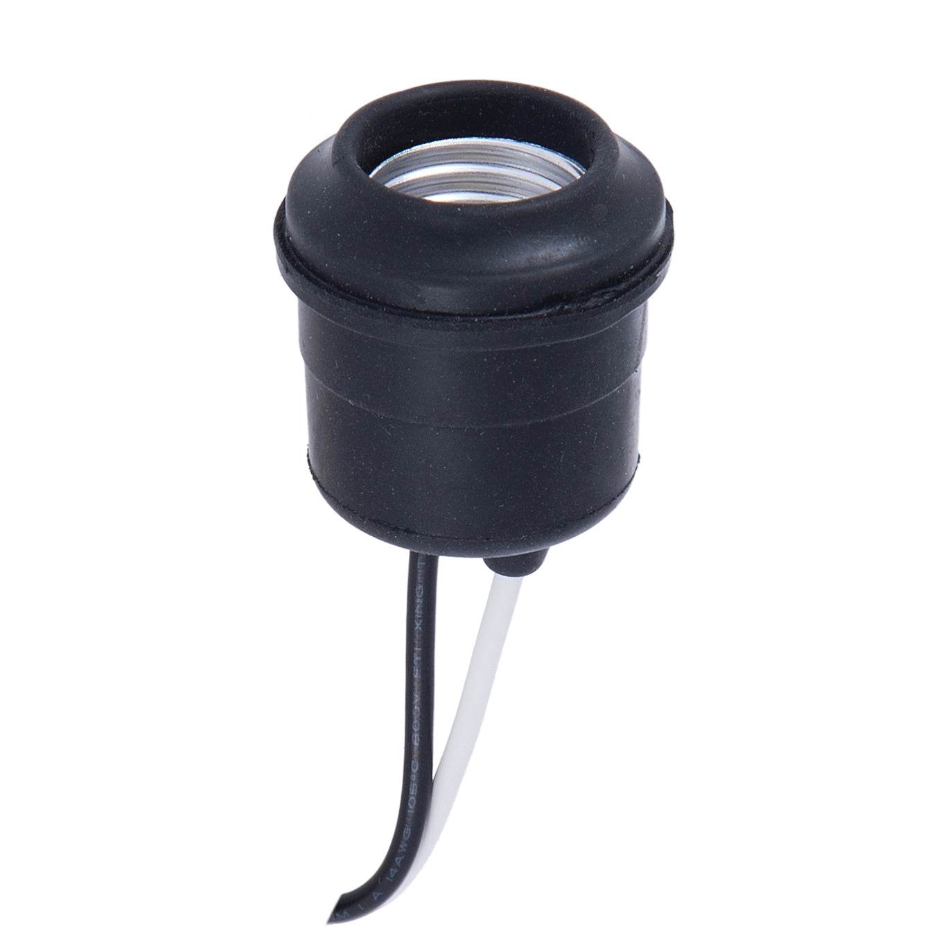 Rubber Coated Socket with 6 Inch Leads (47697)