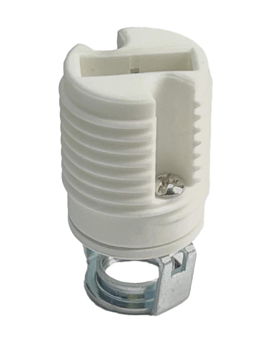 G9 Eternal Threaded Porcelain Socket, Push In Terminals, 3/4