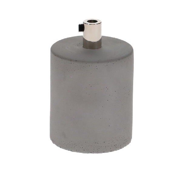 Unfinished Concrete E-26 Lamp Socket Cup complete with Socket and Mounting Hardware (48734)