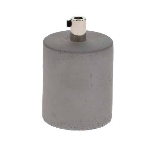 Unfinished Concrete E-26 Lamp Socket Cup complete with Socket and Mounting Hardware (48734)