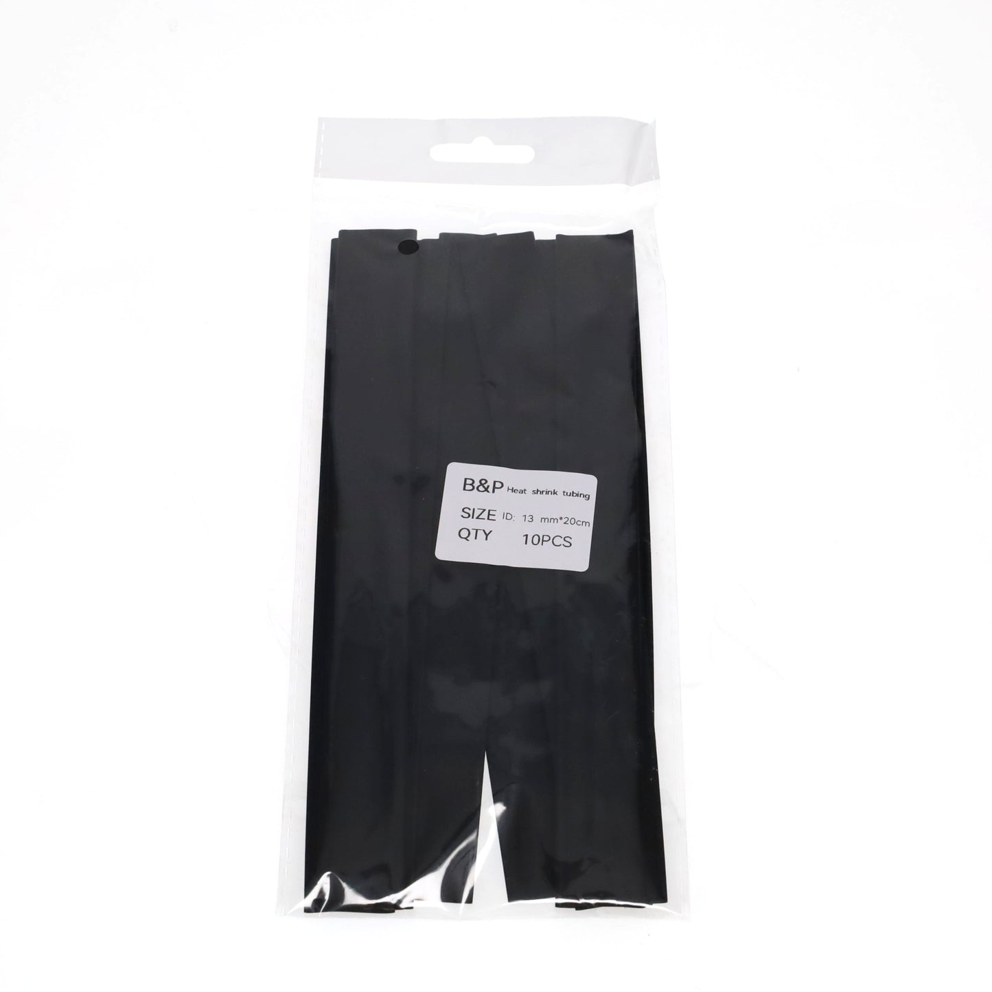 Heat Shrink Electrical Insulation Tubing - 13.0mm, 1/2" Dia., 200mm Long, Bag of 10 (48961)