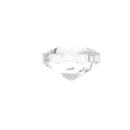 11/16" (18 mm) Clear Crystal Round Rose Jewel (54031)