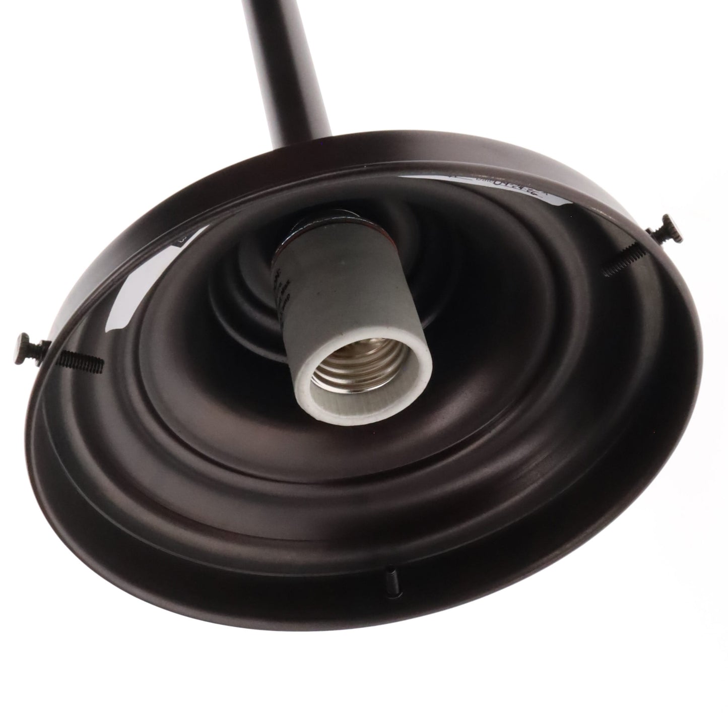 Brass Pendant Fixture with Antique Bronze Finish (less shade), 6" fitter (69417A)