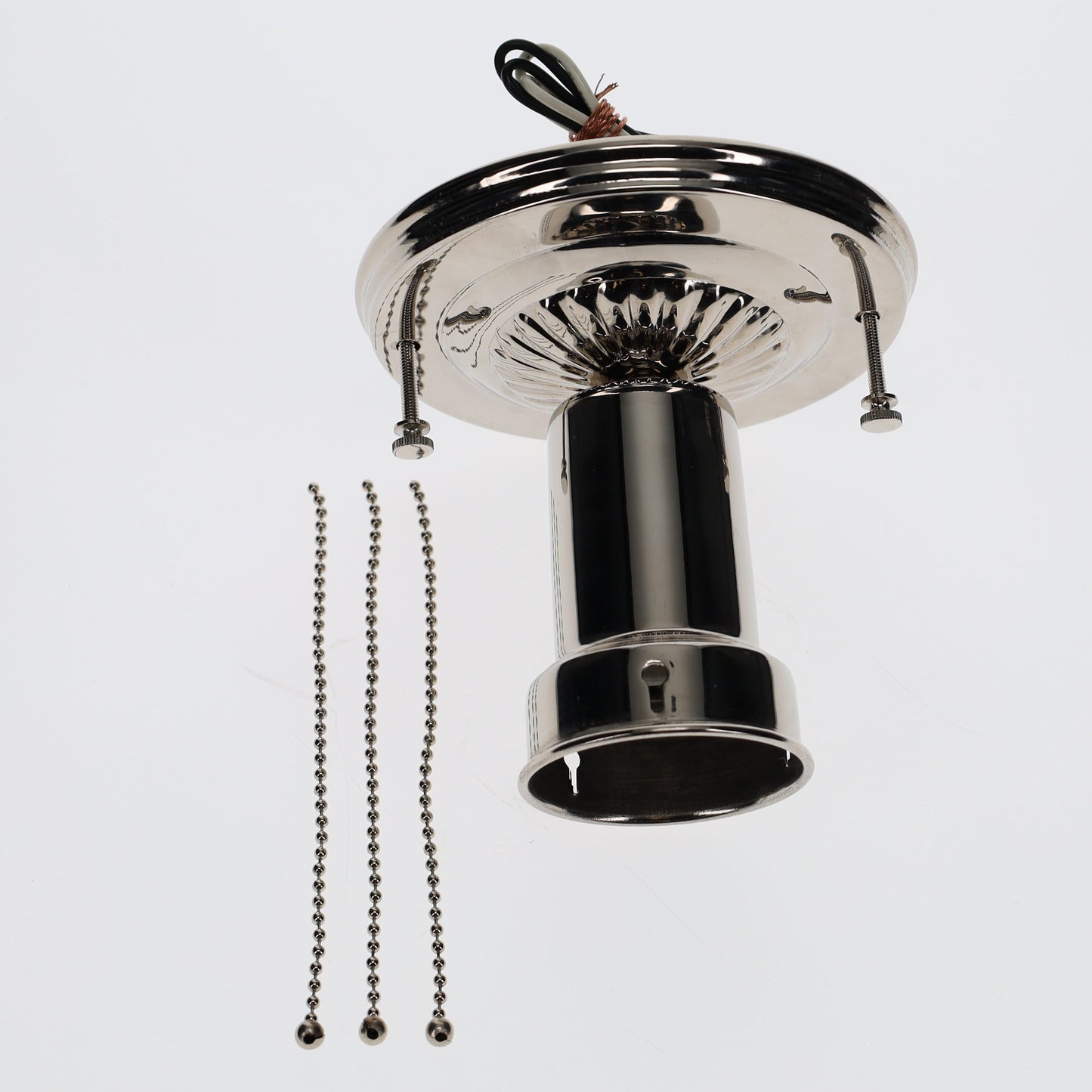 Choice of Finish Brass Bead Chain Fixture Hardware Set (69510)