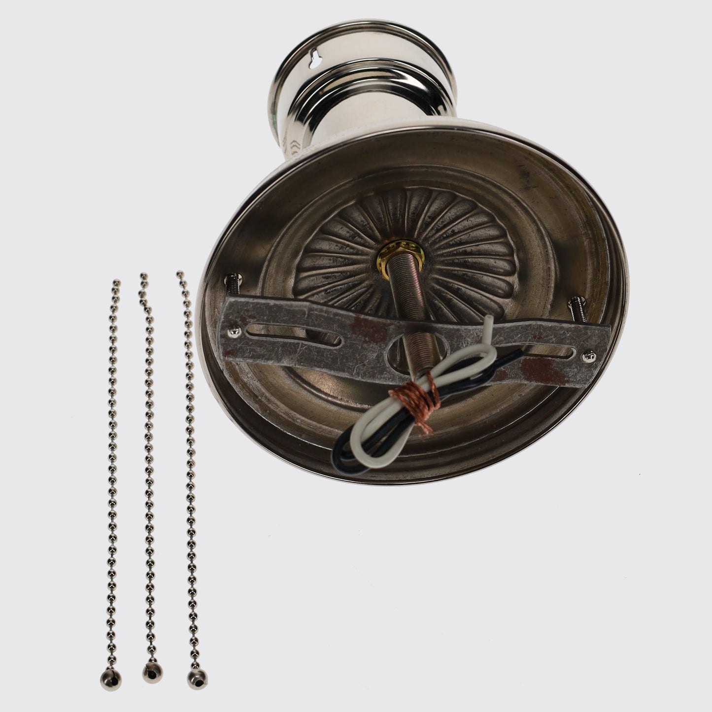 Choice of Finish Brass Bead Chain Fixture Hardware Set (69510)