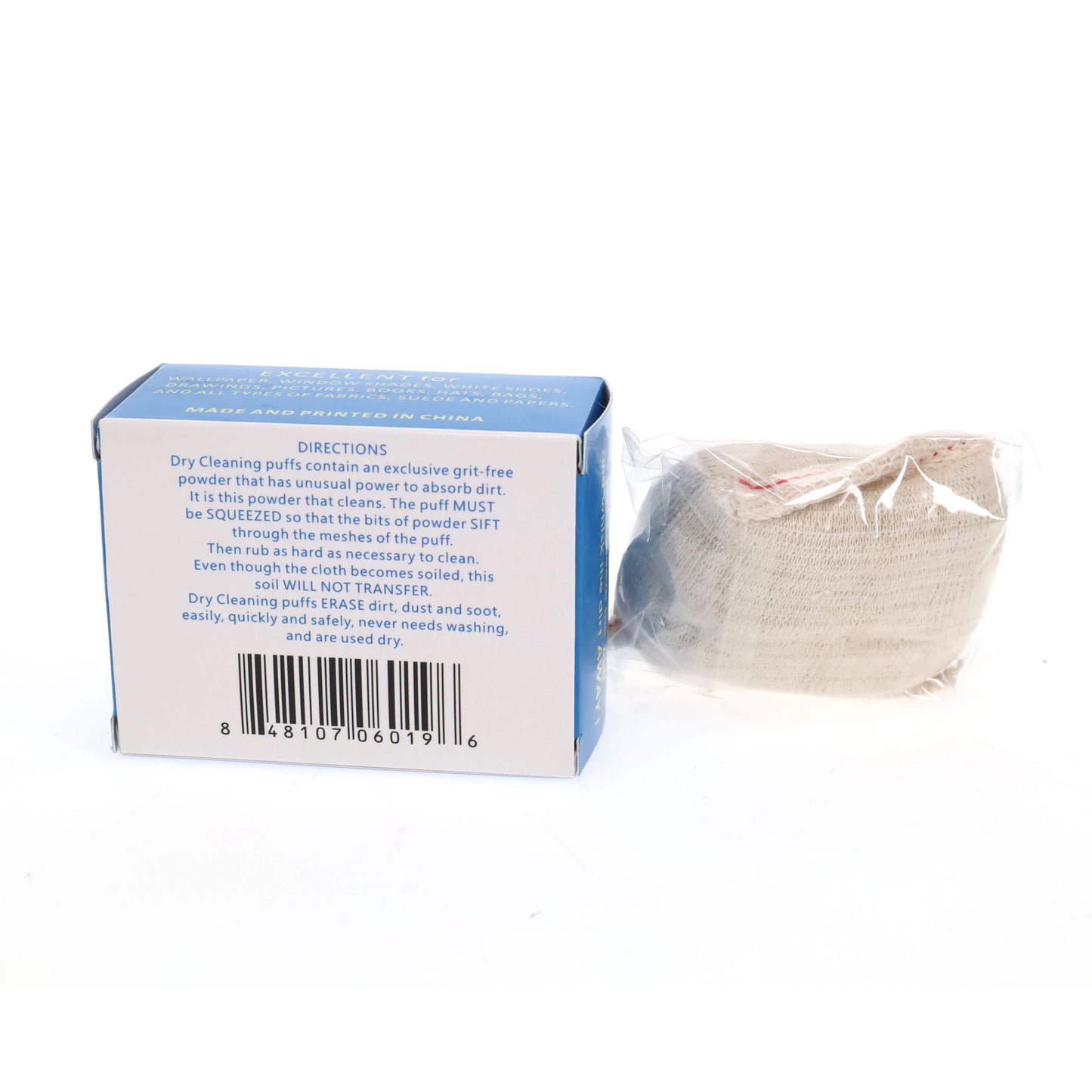 Rubgum Dry Fabric Lamp Shade Cleaner, "Dry Cleaning Puff" (99056)
