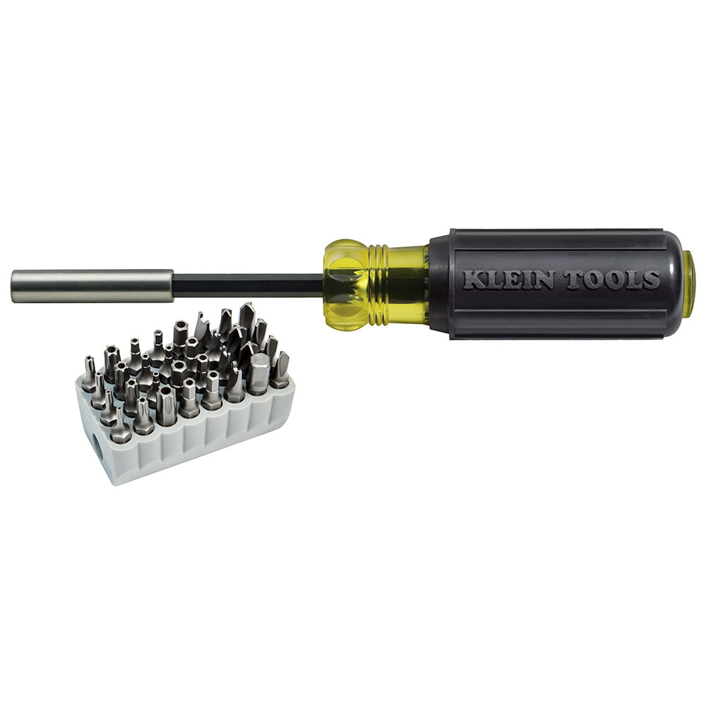 Klein Tools Cushion-Grip Screwdriver with 32 bits (99244)