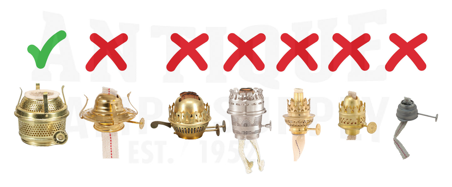 2-5/8" Fitter, 7-1/2" Tall Slim-Line Clear Chimney Globe (57922)