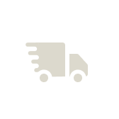 Icon illustration of a truck signifying fast shipping.