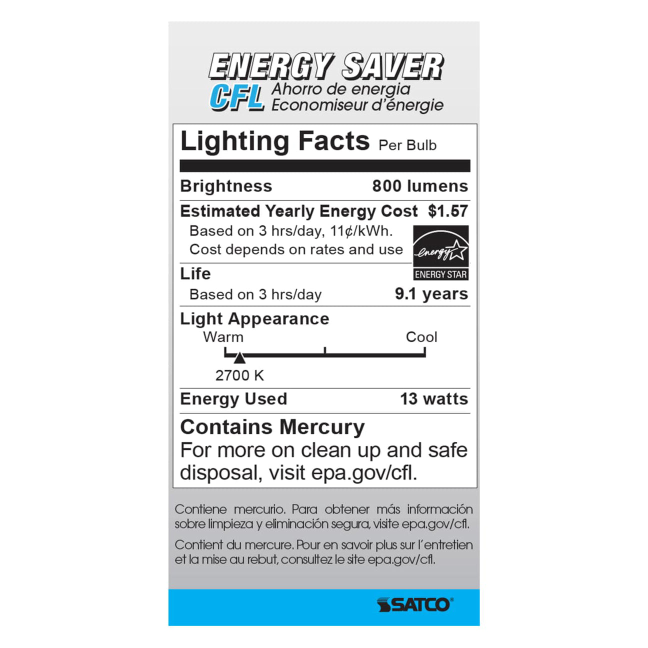 GU24 Mini Spiral 13W Soft White Fluorescent Light Bulb (BPS8203)