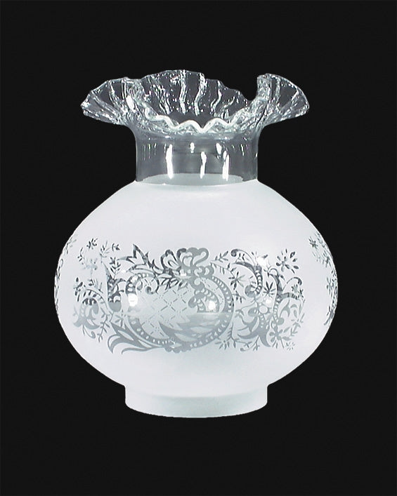 Old fashioned glass light shades sales