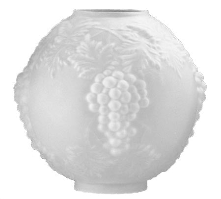 10 inch diameter Satin Lamp Shade, Embossed Grapes, 4 inch fitter