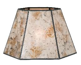 Onyx Color Hexagon Style Mica Lampshade