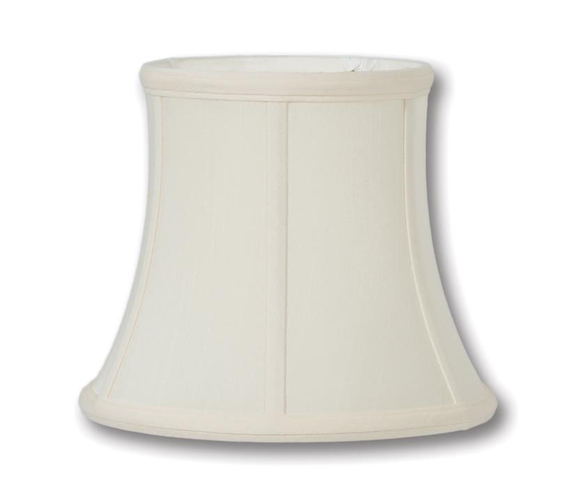 Eggshell Color Shallow Drum Lamp Shade - Choice of Fitter Type