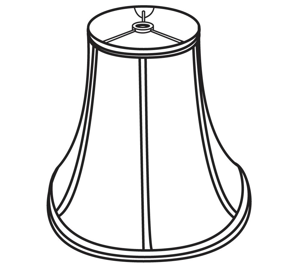 Eggshell Bells Eggshell Deluxe Modified Bell Shade (07171) - Antique Lamp Supply ...