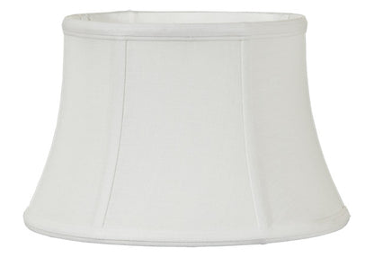 Off White Bridge UNO Shallow Drum Fine Linen Lamp Shade