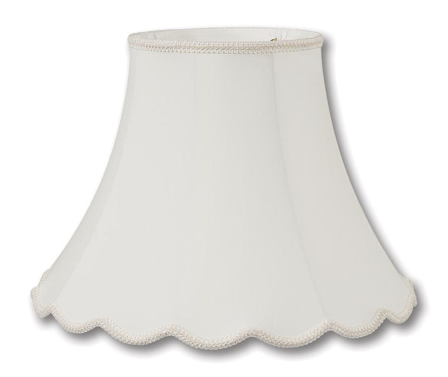 Deluxe Scallop Bell with Gimp Trim, Off White 