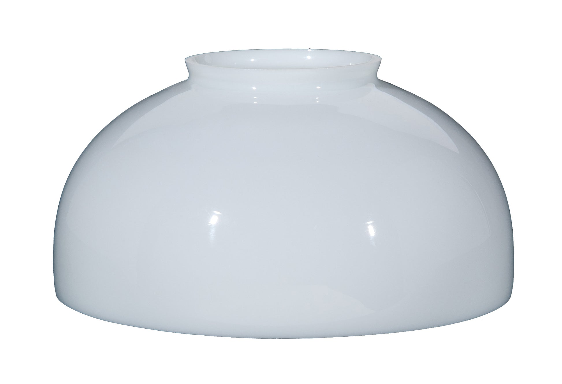14 inch fitter USA-made Opal Glass Dome Shade