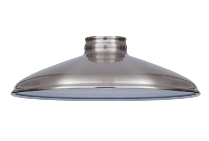 10" Industrial Style Metal Lampshades with 2-1/4 Inch Lip Fitter, Choice of Color (08382A)
