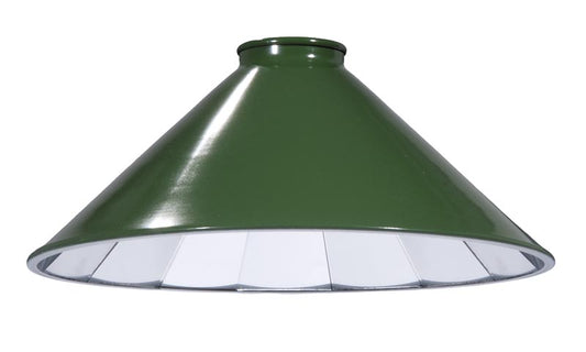 10 1/4" Mirrored Industrial Style Cone Shade, 2-1/4 inch lip fitter