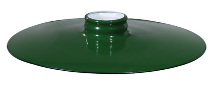 10-1/4" Industrial Style Flat Style Metal Shade, 2-1/4 inch lip fitter (08388B)