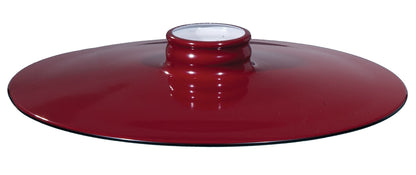 10-1/4" Industrial Style Flat Style Metal Shade, 2-1/4 inch lip fitter (08388B)