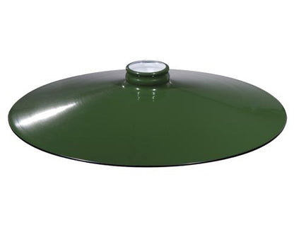 14" Flat, Industrial Style Metal Pendant Light Shades, 2-1/4" Lip Fitter