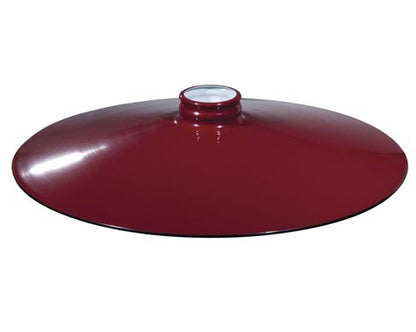 14" Flat, Industrial Style Metal Pendant Light Shades, 2-1/4" Lip Fitter