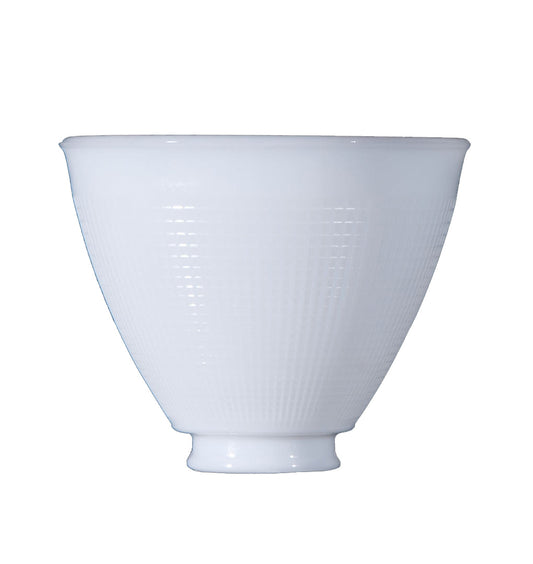 6 inch IES Opal Glass Reflector Shade, 2-1/4 inch fitter