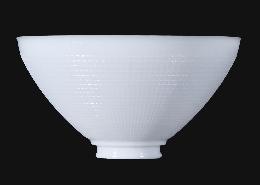 10 inch I.E.S Opal Glass Reflector Shade, 2-7/8 inch fitter