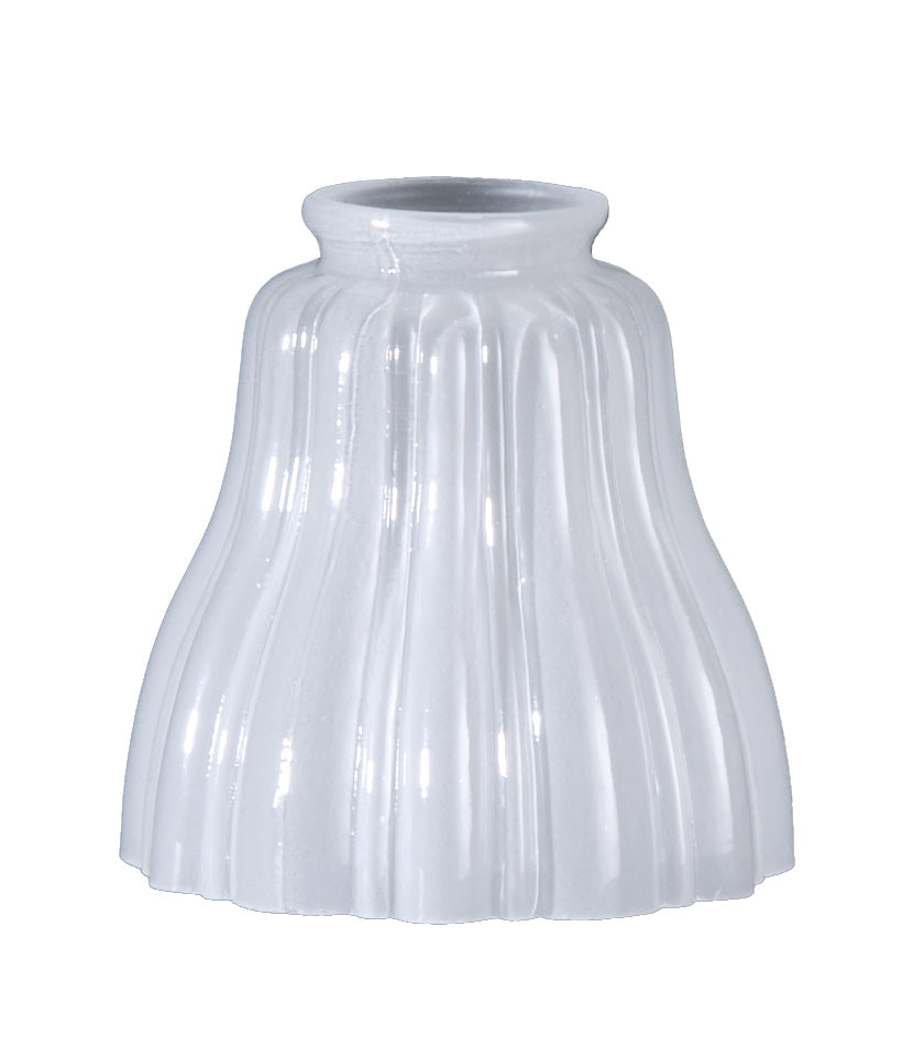 4-3/4 inch tall Inside Sandblasted Sheffield Style Fixture Shade, 2-1/4 inch lip fitter