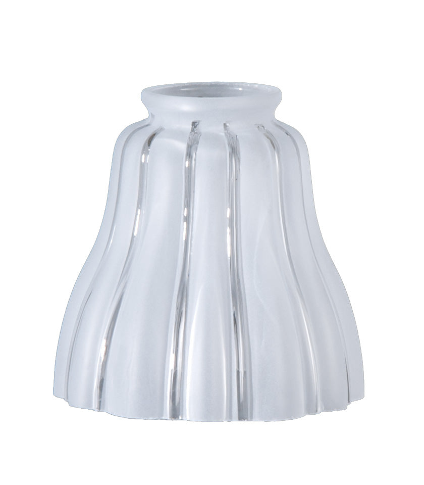 4-3/4 inch tall Outside Sandblasted Sheffield Style Fixture Shade, 2-1/4 inch lip fitter