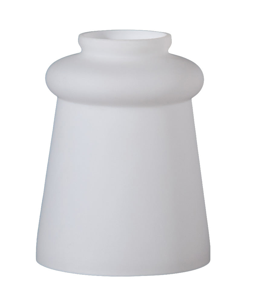 2 1/4" Fitter, Satin Opal Early Style Fixture Shade, 5-1/8 inch tall