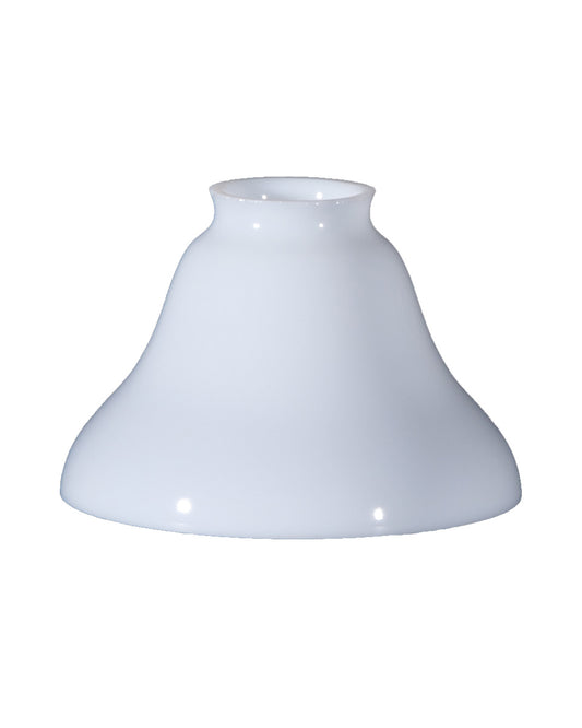 6 inch diameter Bell Shaped Opal Glass Fixture Shade, 2-1/4 inch lip fitter