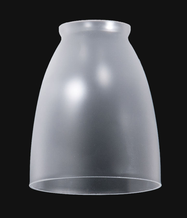 2 1/4" Fitter, Satin Crystal Fixture Shade, 4-7/8 inch tall